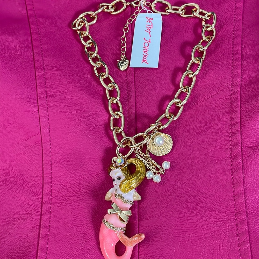 NWT Mermaid Barbie-core Betsey Johnson Statement Piece